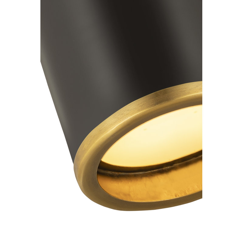 Haefner Flush Mount, Black