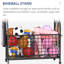 Organisateur d'articles de sport, organisateurs de garage et rangement, garage de rangement pour balles