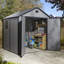 Airevale 8X6 Plastic Apex Shed Light Grey-953307330