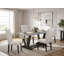 Grilli 4 - Person Solid Wood Solid Wood Top Trestle Dining Set-705618815-705618814-705618788