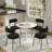 5 - Piece Pedestal Dining Set-624204921-624204922