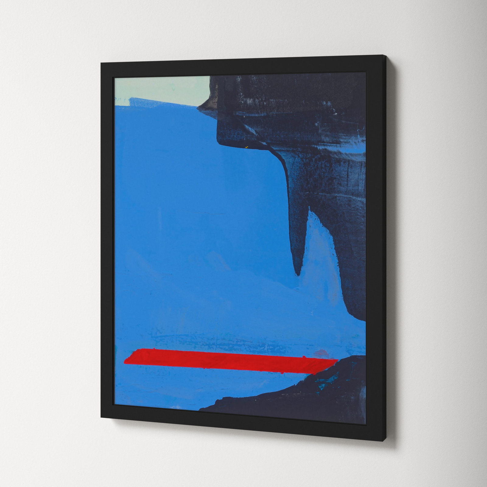 Beneath The Blue 3 by Andrea Stokes, Black Framed, 30" H x 24" W x 1.25" D