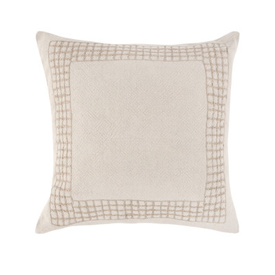 Marina Geometric Cotton Blend Throw Pillow