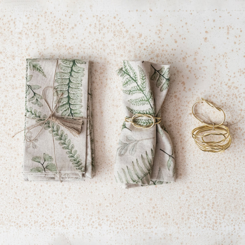 Ramell en coton animaux / serviette nature