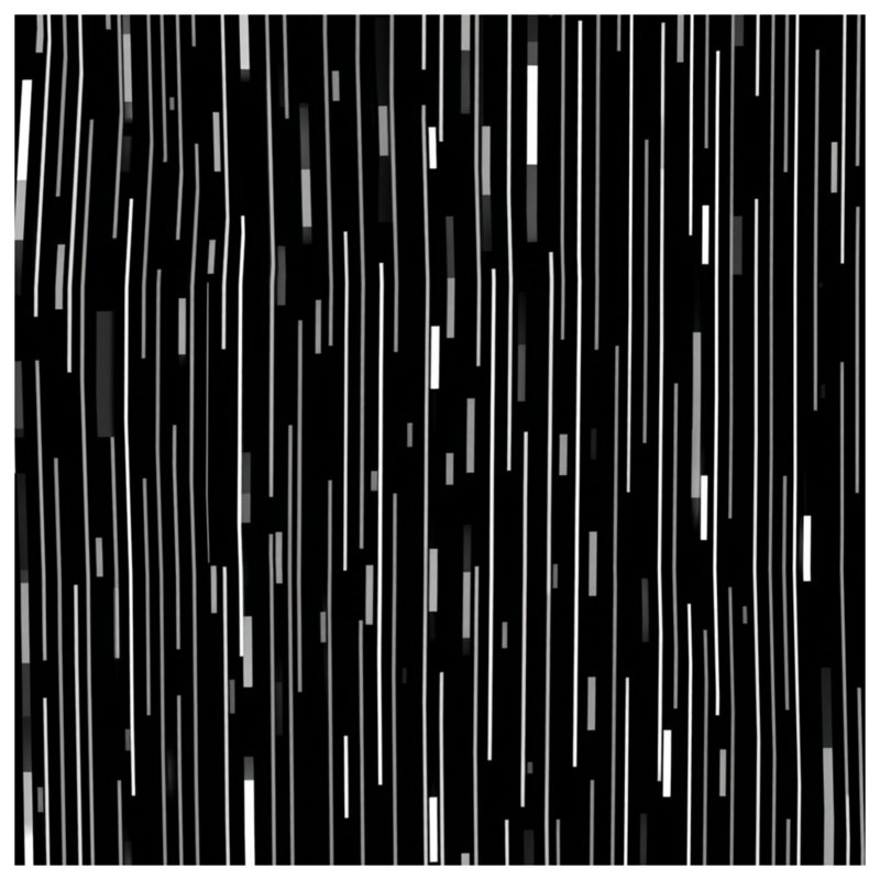 Tapis de bain noir et blanc à rayures, L 24 po x L 17 po