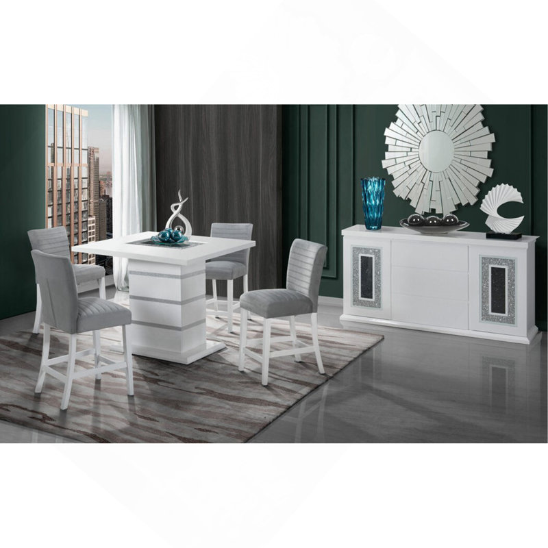 ARIYA WHITE BAR TABLE