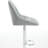 360° swivel bar stools with height adjustment (set of 2)