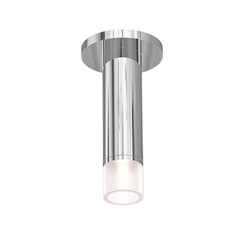 ALC 1 - Light LED Flush Mount, 8.5" H x 2" W x 2" D, Etched