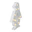 Enseigne lumineuse blanche 10,25 "pingouin