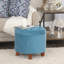 Pittston Cambridge Tufted Round Storage Ottoman-1561784875