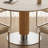 Simple log style dining table-108223421
