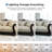 Akyla Chenille Rolled Arm Sofa-303144853-390968693