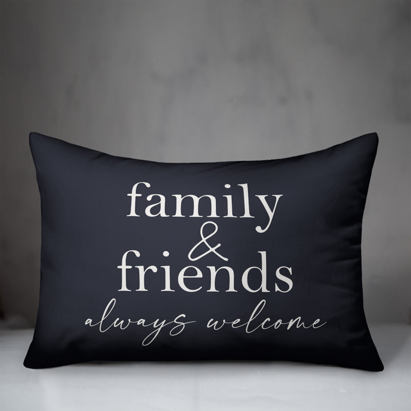 Coussin décoratif intérieur / extérieur en polyester , H 18 po x l 25 po, Bleu marine