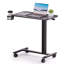 Table de chevet réglable au-dessus du lit avec roues verrouillables, bureau pneumatique portable pour ordinateur portable, petite table portative à roulettes portable pour utilisation à domicile-1932508240-1932508245