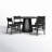Buffolino 4 - Person Pedestal Dining Set-98202730-98202732-98202735