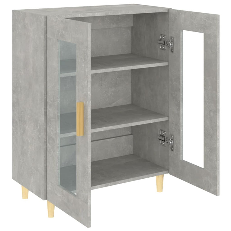 Kalayan 69.5 cm W Highboard, Concrete Grey