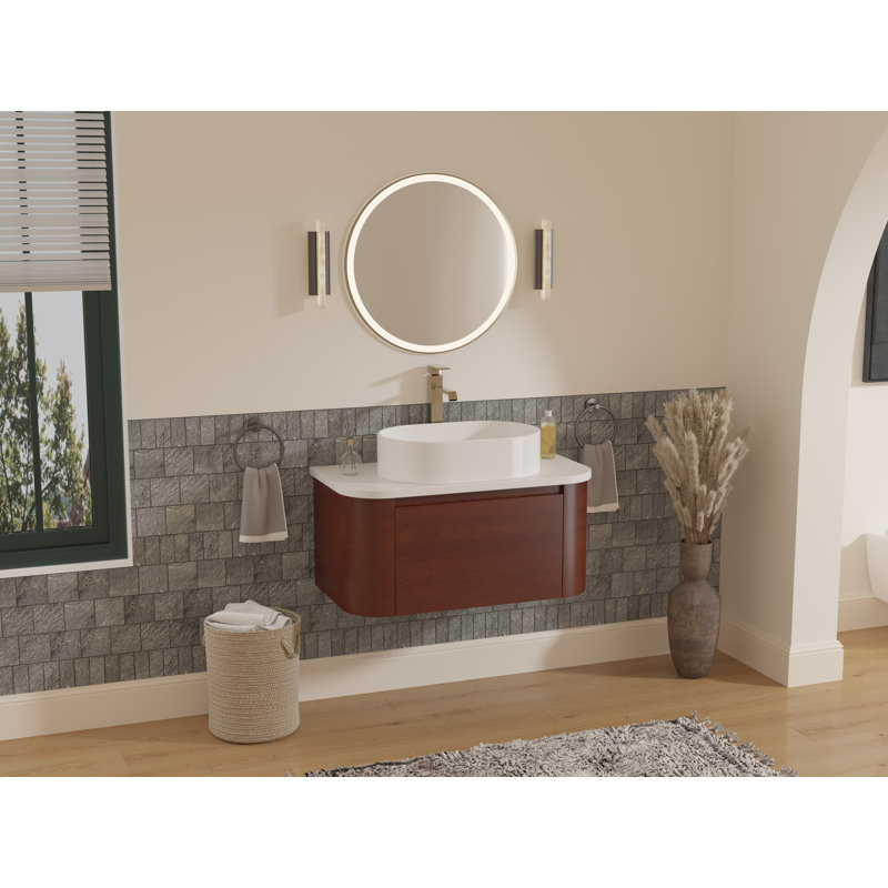 Meuble-lavabo mural 36 po