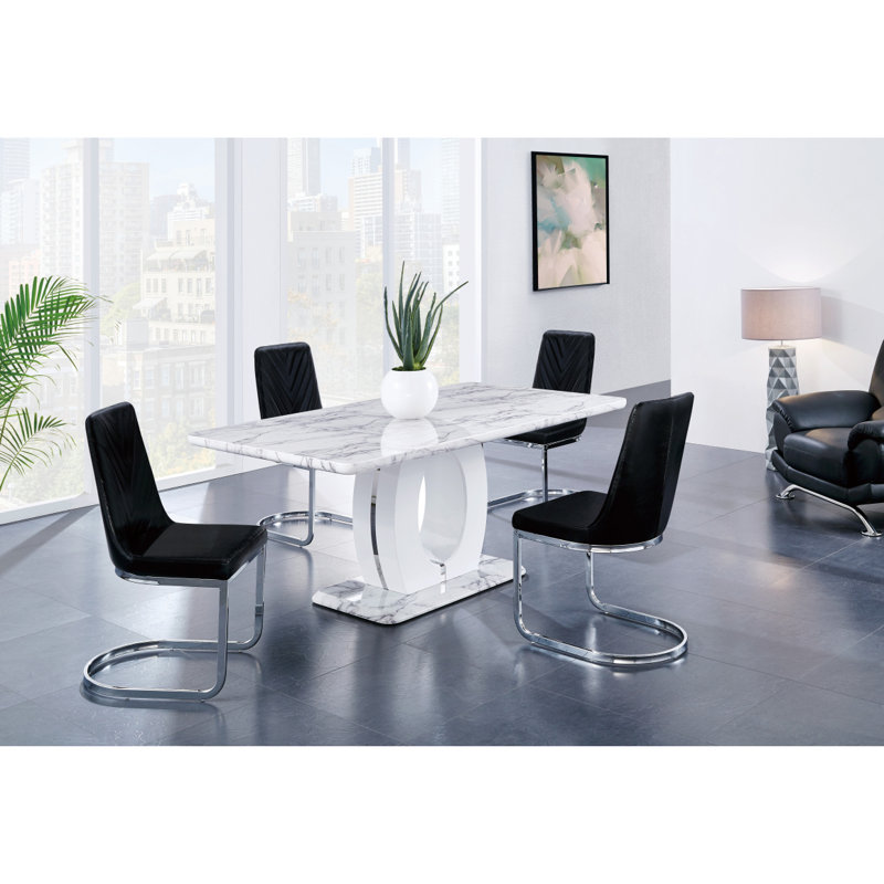Chaise Stelle (ensemble de 2), Noir