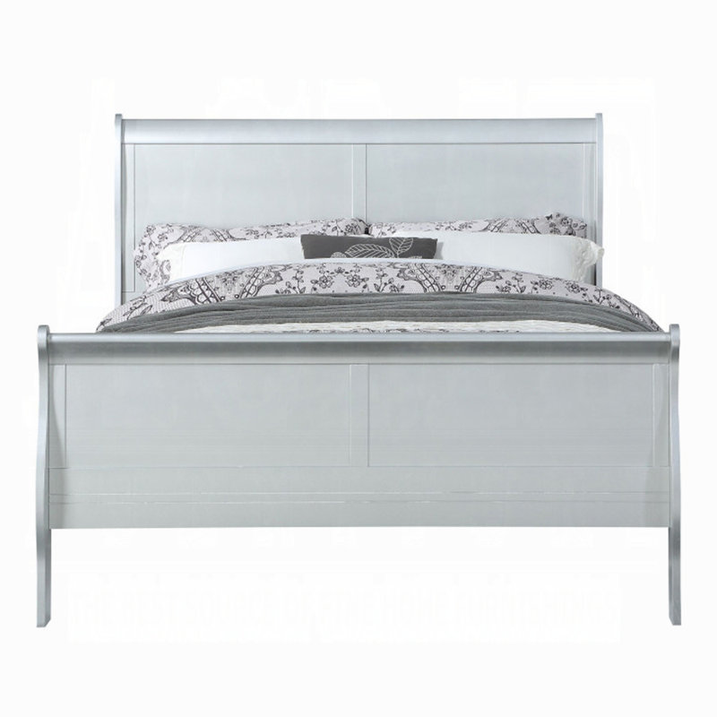 Lit simple Louis Philippe, Simple, Argent