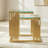2 Pieces Gold  cofee Table set