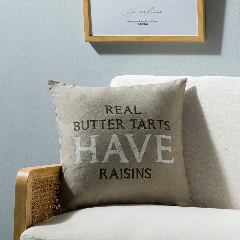 Coussin décoratif en coton pour les tartes à beurre, Duvet / Plumes