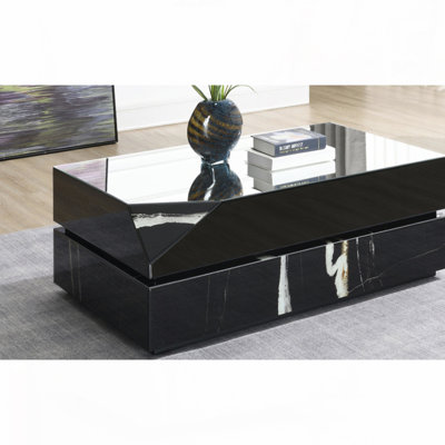 Table basse noire