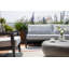 Ensemble de chaises pivotantes pour 5 personnes avec coussins Sunbrella Laguna