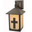 Metro Fusion Brass Wall Light