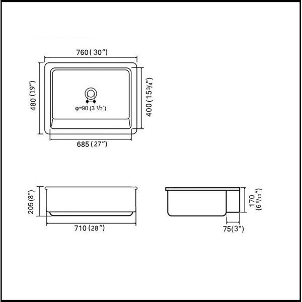 Dimensions du produit