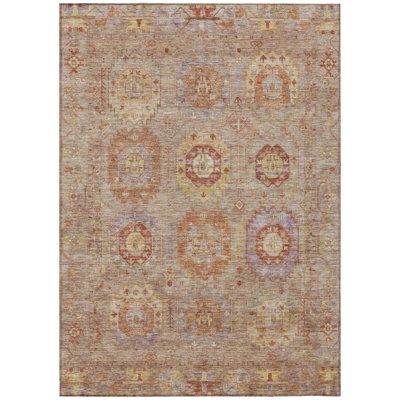 Machine Washable Indoor/Outdoor Kadyn ACN2227 Panel Rug