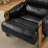 Solid Wood Leisure Lounge Chair-104469917