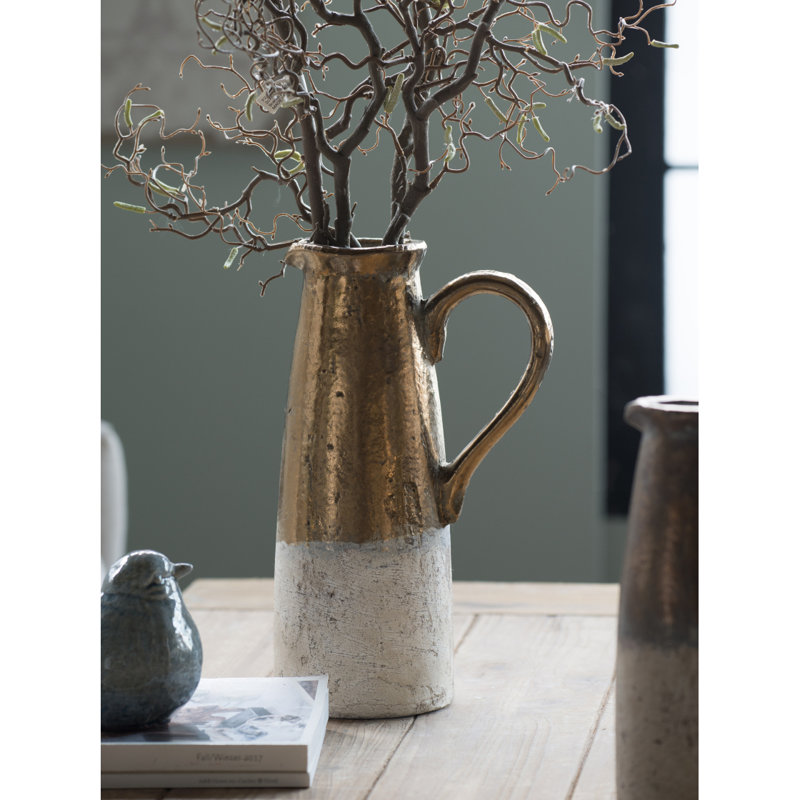 Carafe en terre cuite Candia 8,9 po x 5,7 po x 14,4 po, brun Sienna