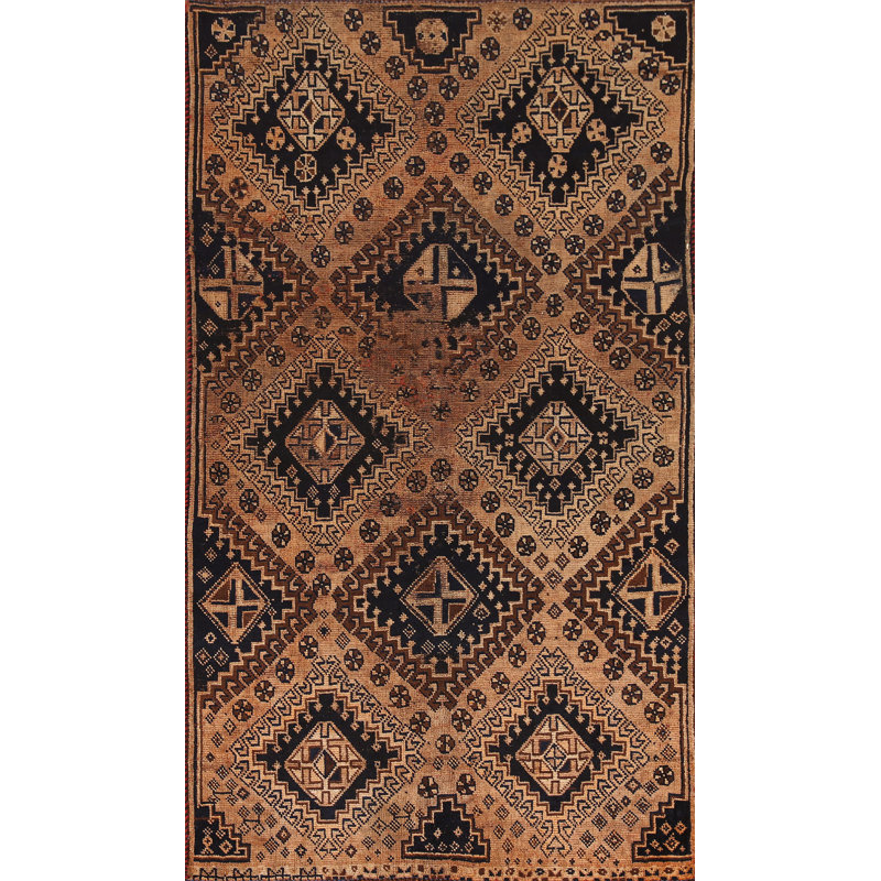 Tapis traditionnel en laine antique x7
