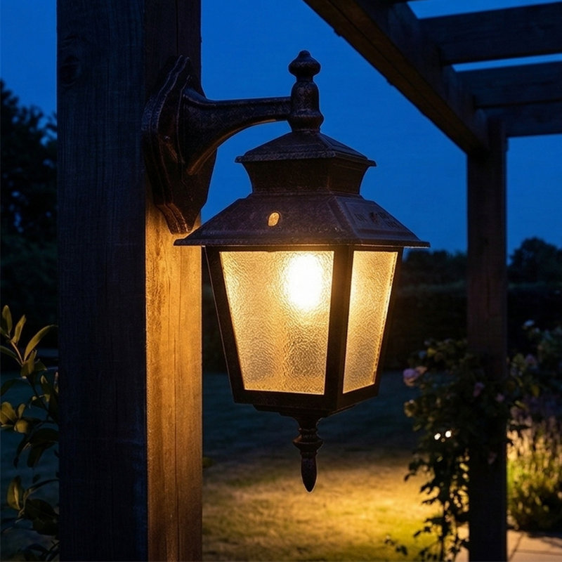 Aethelgard Heritage Bronze Outdoor Wall Lantern