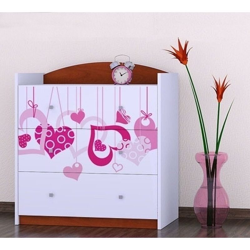 Nordin Kids 3 - Drawer Chest, Brown