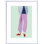«Debout, figure I» par Melissa Wang - impression encadrée