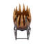 Traîneaux en bois de cerf en résine et en métal Jolly mesure 15,9 po UPC Brea