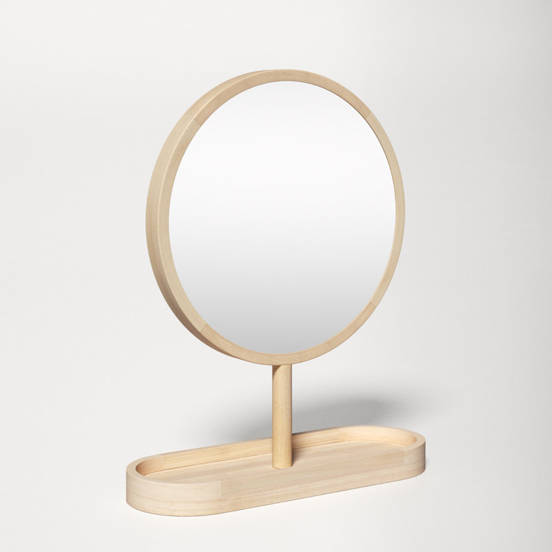 Ashten Solid Wood Flat Floor Mirror