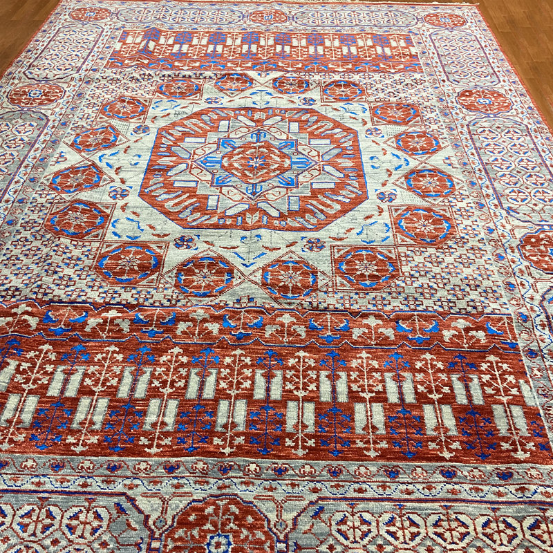 Tapis Indo en laine fait à la main Hero