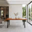 Dining Table with Solid Wood Detail, pairing Dining Room with 19.1 Kg Product Weight and Outdoor Use