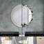 Huldar Glass Flat Wall Mirror