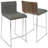 Elston Upholstered Counter Stool with Metal Frame-726716017