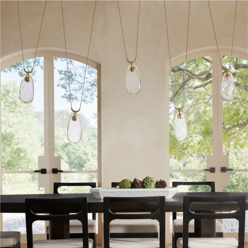 Melt 5 - Light LED Chandelier, English Bronze Iron