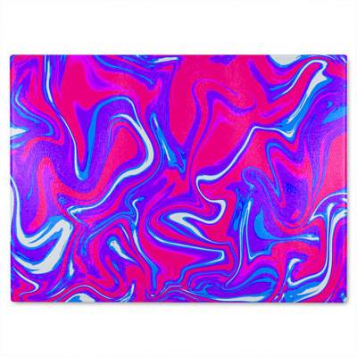 Marble Glass Chopping Board