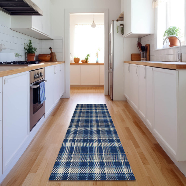 Premium Machine Washable Cerrito AMF563 Navy Rug