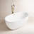 Ember 59'' x 32'' Soaking Acrylic Bathtub-50499932-100500624