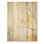 «Peach and Beige Tree Sycamores Song I» - panneau mural en bois d'arbre sycomore sur bois de pin naturel