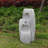 3-Tier Cascading Urn Outdoor Water Fountain With Warm Glow Lighting-114491476