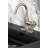 Kingston Brass Wendell Single-Handle 1-Hole Deck Mount Bathroom Faucet with Knurled Handle and Push Pop-Up Drain-101073211