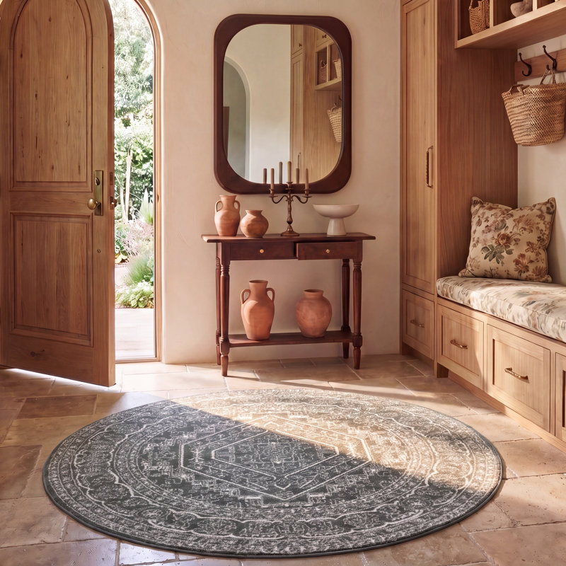 Tapis oriental Jarnigan Performance, Rond 6 po